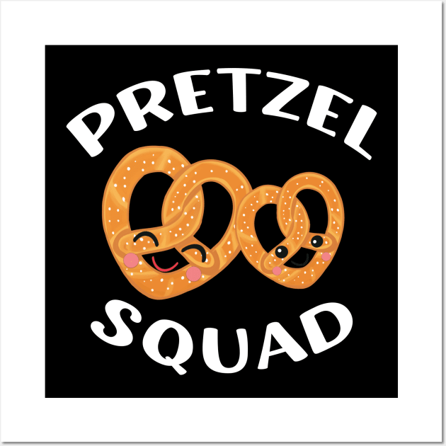 Pretzel Squad | Funny Pretzel oktoberfest Pretzel Lover Gift Wall Art by barranshirts